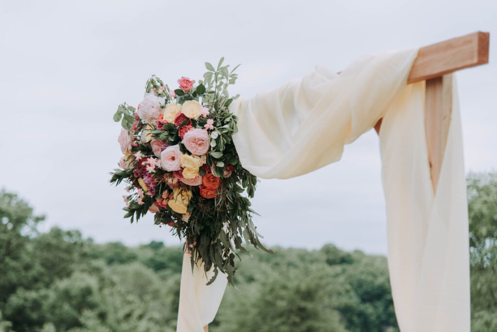 Open countryside at a Yorkshire wedding